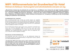 WIFF Hotel Freistadt Kostendarstellung