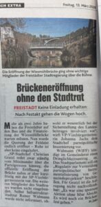 Brückeneröffnung 2026