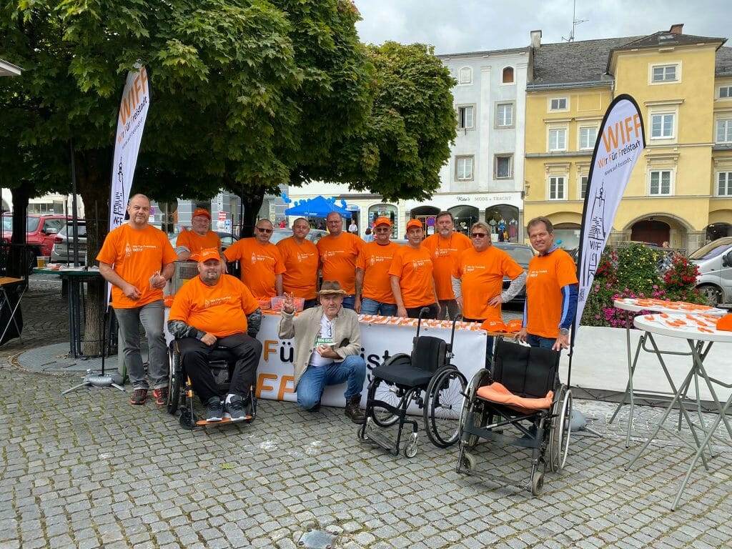 WIFF-Team am Bauernmarkt in Freistadt