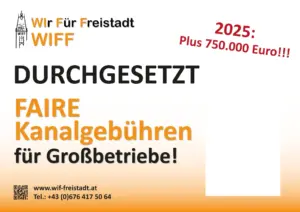 Faire Kanalgebuehren fuer Grossbetriebe Juli 2025