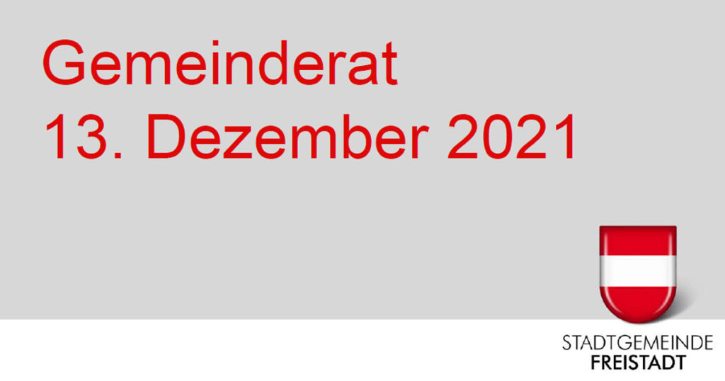 Gemeinderat 13.Dez 2021