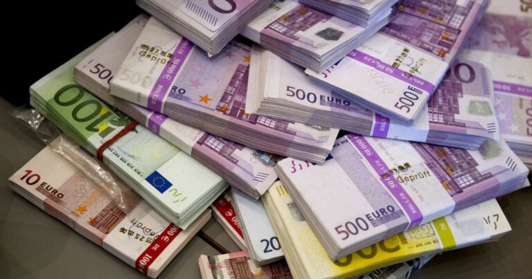 euro geldbündel